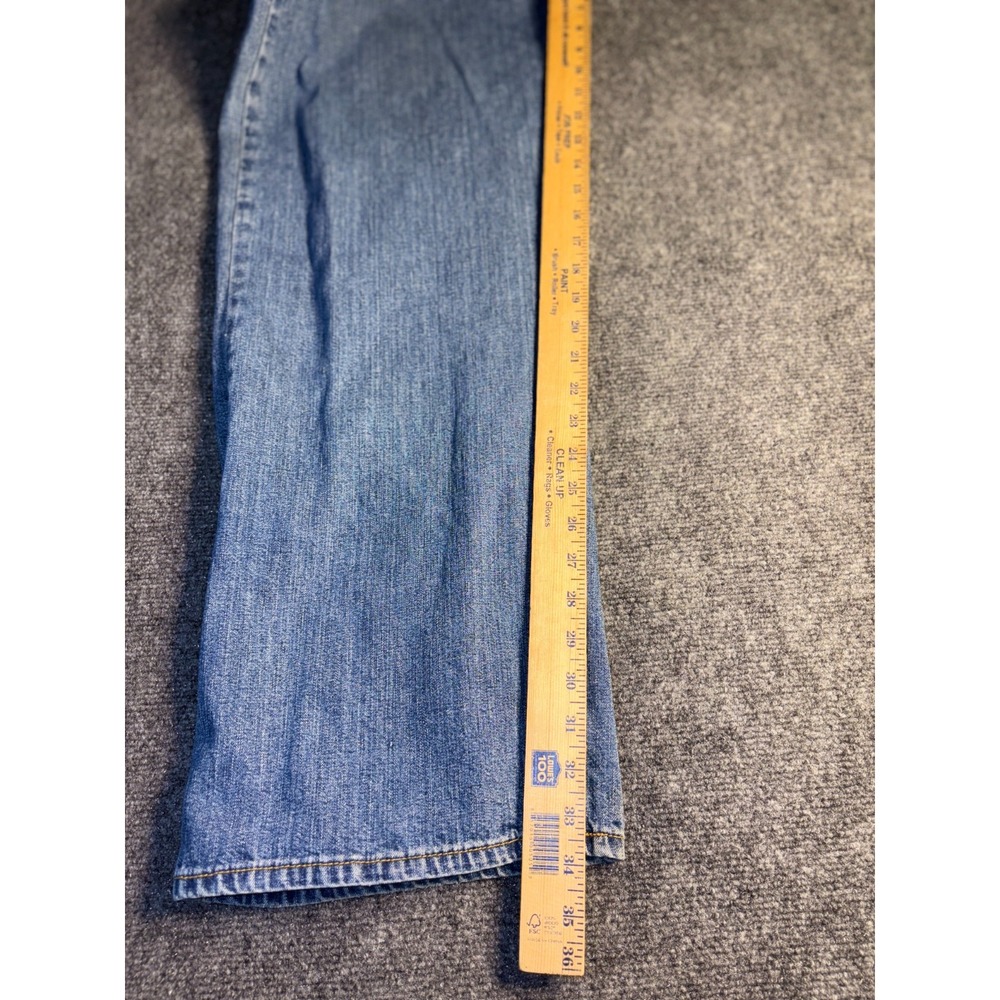 Levi's 569 Straight Jeans Men 38x34 Blue Denim Loose Fit Red Tab Double Stitch - Picture 5 of 10